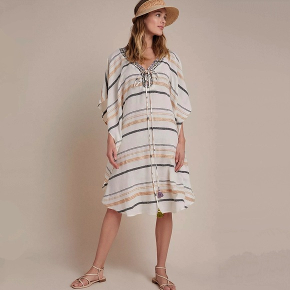 Anthropologie Marie Tassel Kaftan - Picture 6 of 10
